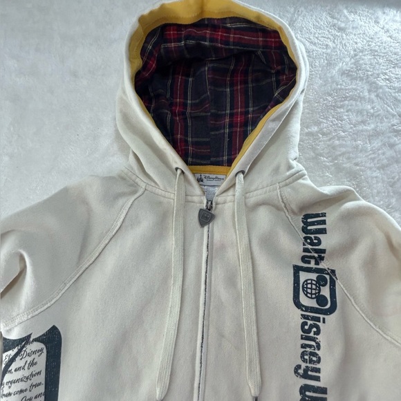 Walt Disney World 40th Anniversary Cream Hoodie with Mickey Black/Red Accents - Picture 7 of 16